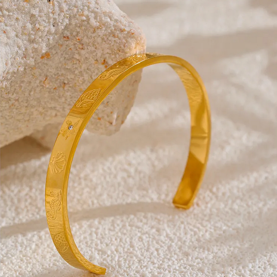 18k Gold-Plated Marine Bracelet