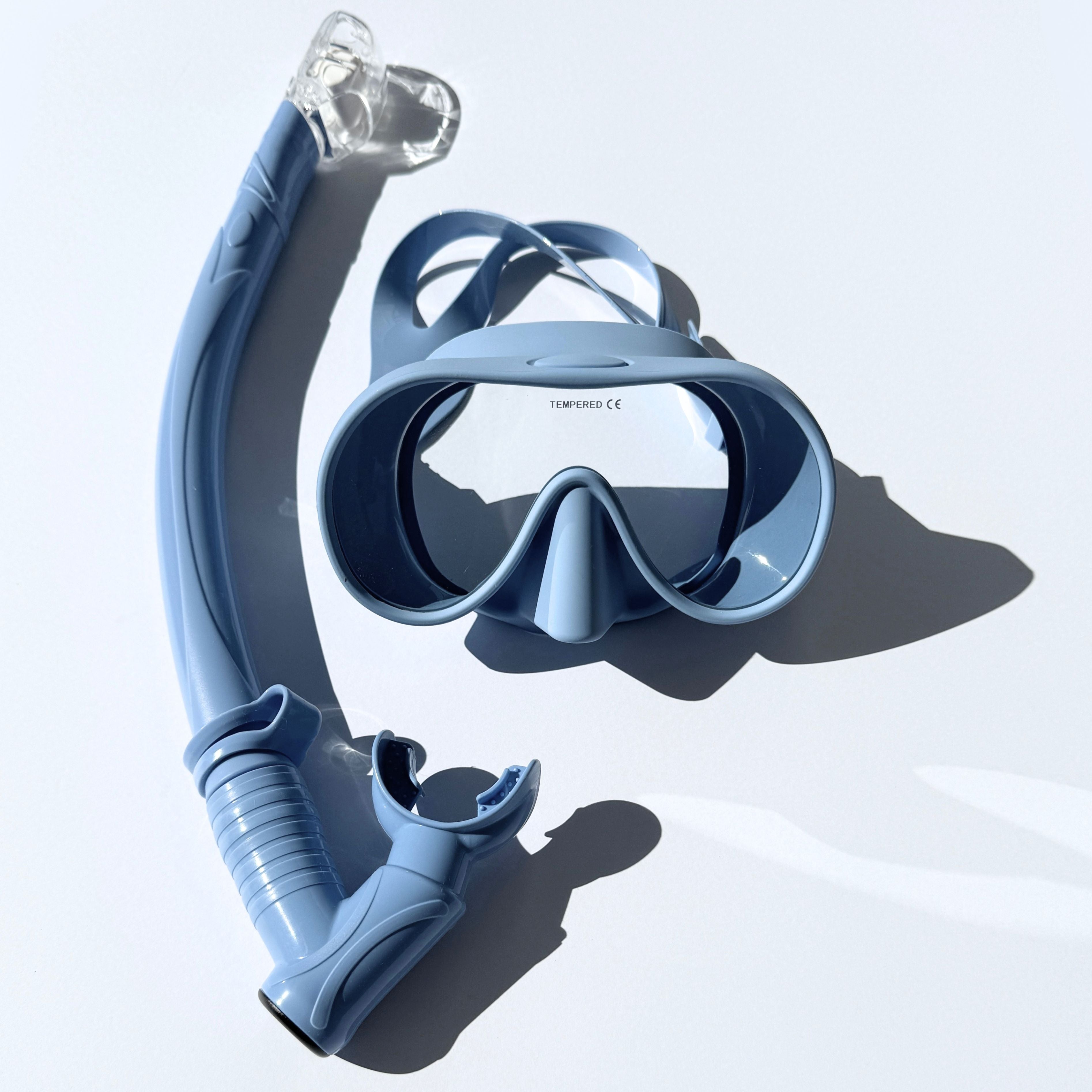 BOLDE Blue diving mask and snorkel set