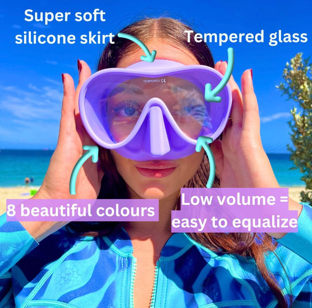Soft Silicone Mask & Snorkel Set