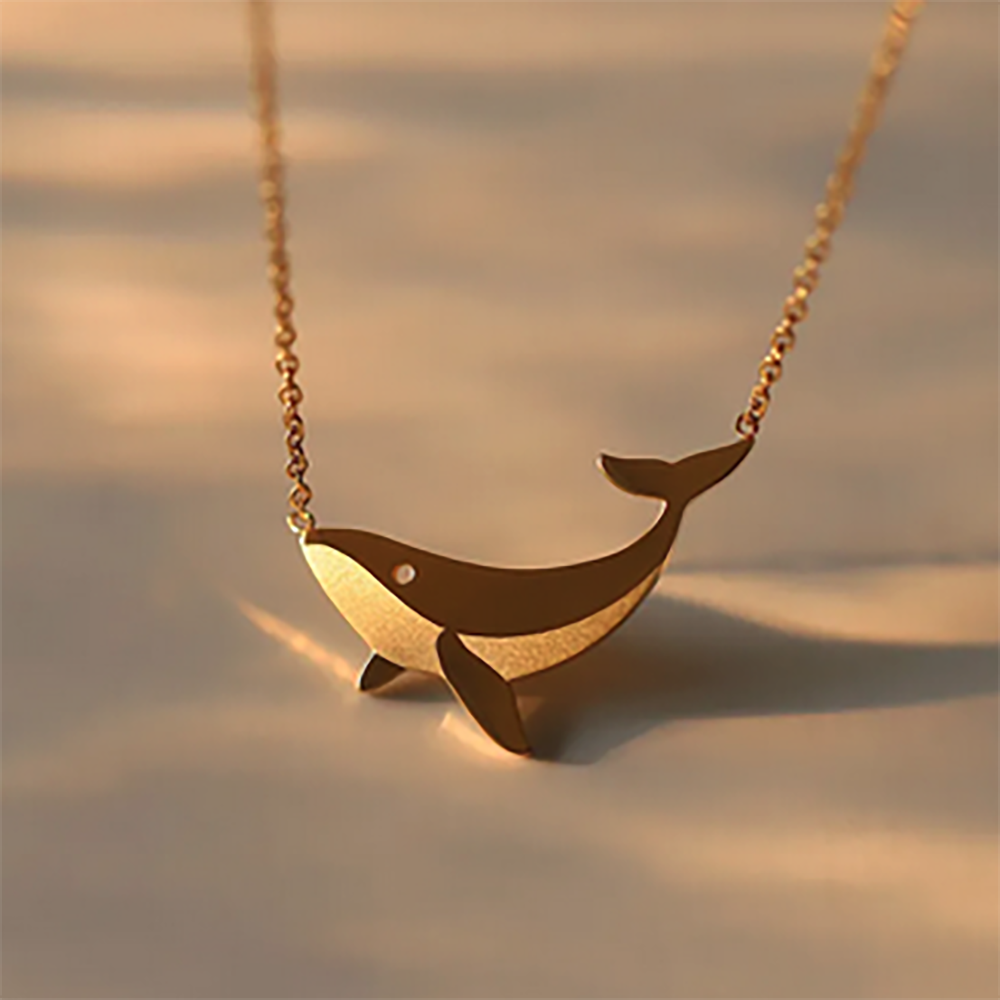 Whale necklace online
