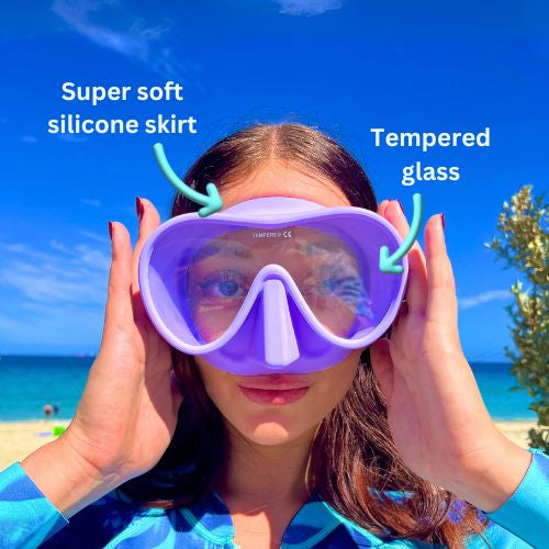 Soft Silicone Mask & Dry Snorkel