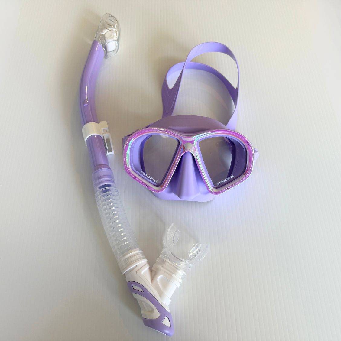 Double Lens Soft Silicone Mask + Dry Snorkel